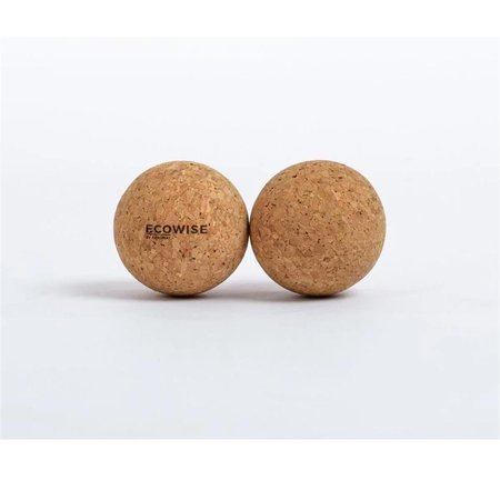 AGM GROUP Ecowise Fitness Cork Hard Exercises Ball, Set of 2 82131